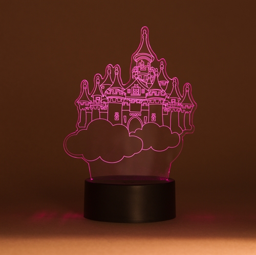 3D LED Night light Castle